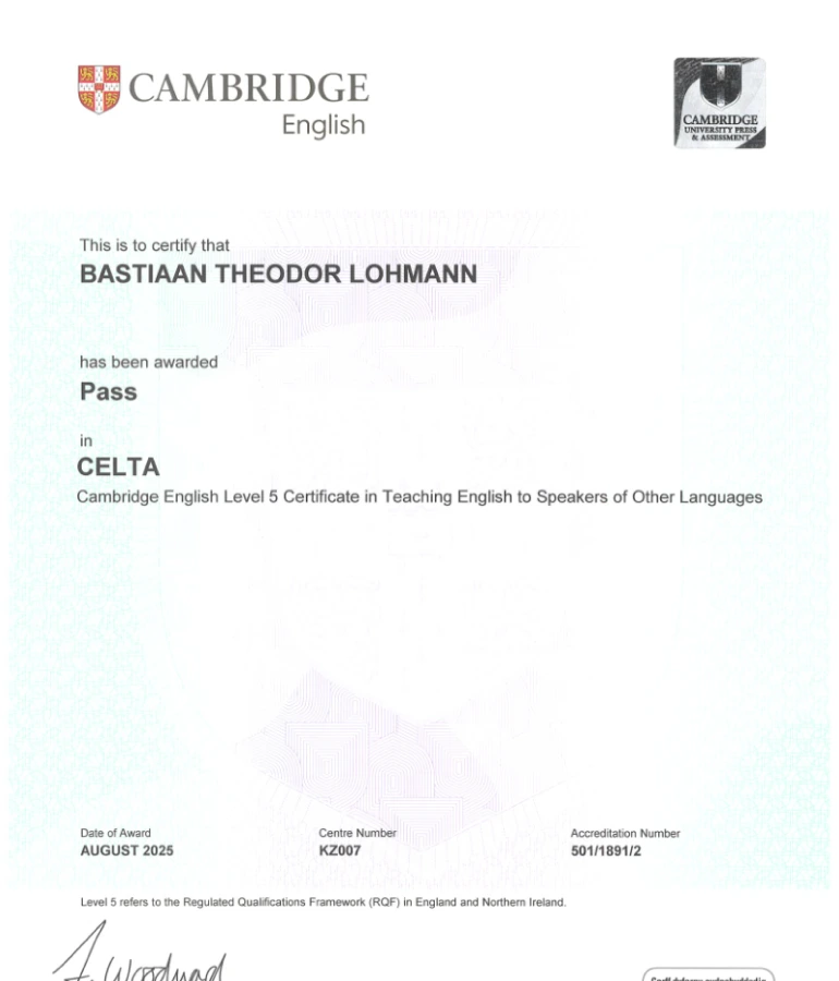 Certificates one
